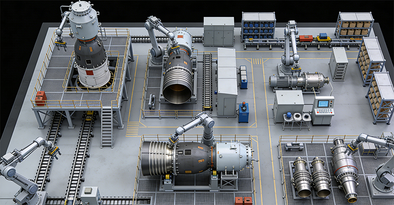 智能化军工生产线沙盘