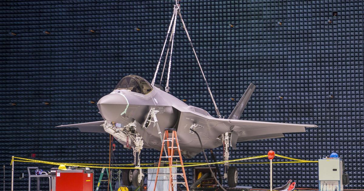 F-35 全尺寸高保真展示样机