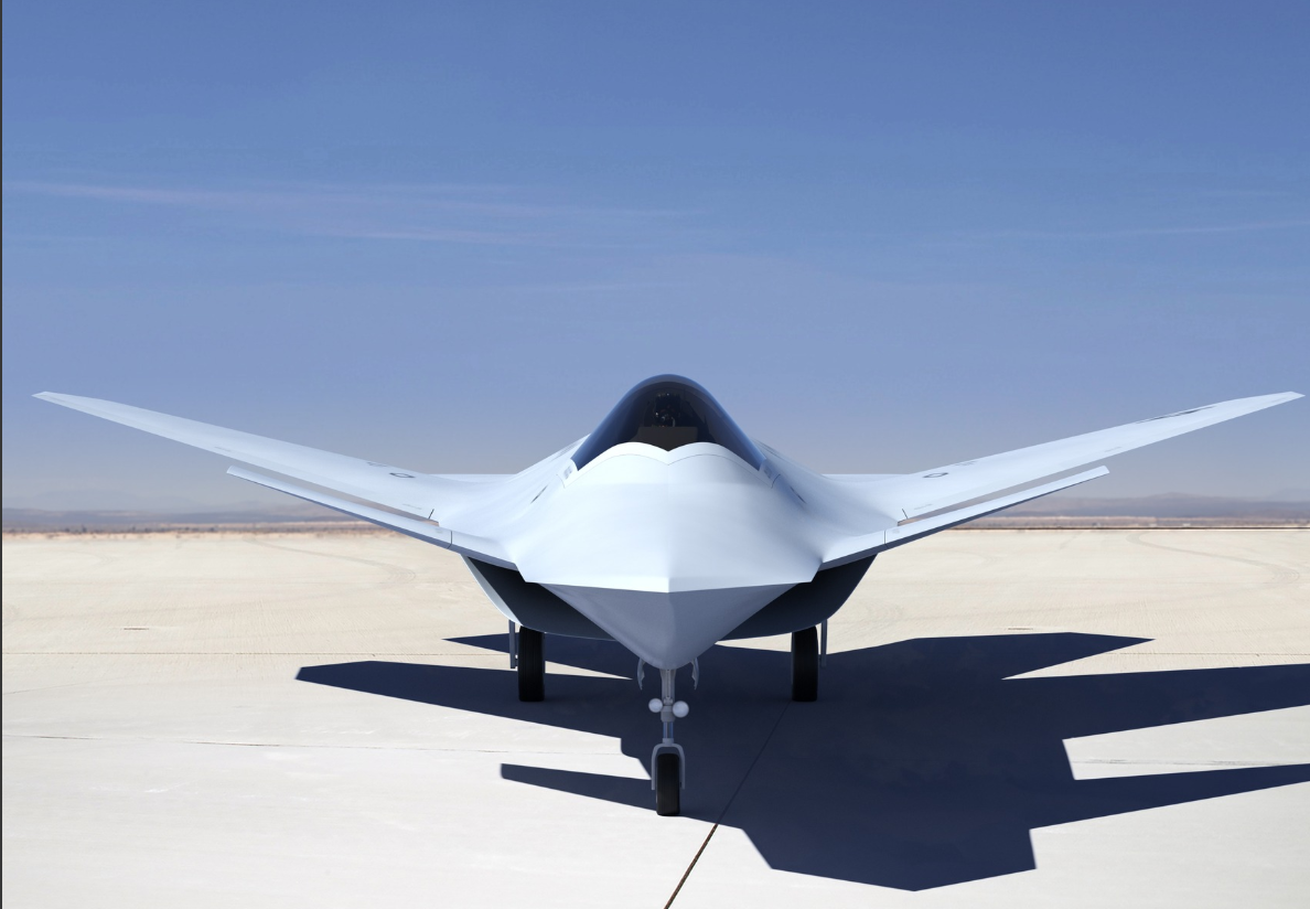 F-47 NGAD下一代空中优势验证概念 1:1 展示模型